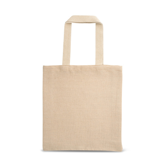 Sac shopping publicitaire en toile de jute 275g 27x41x9cm