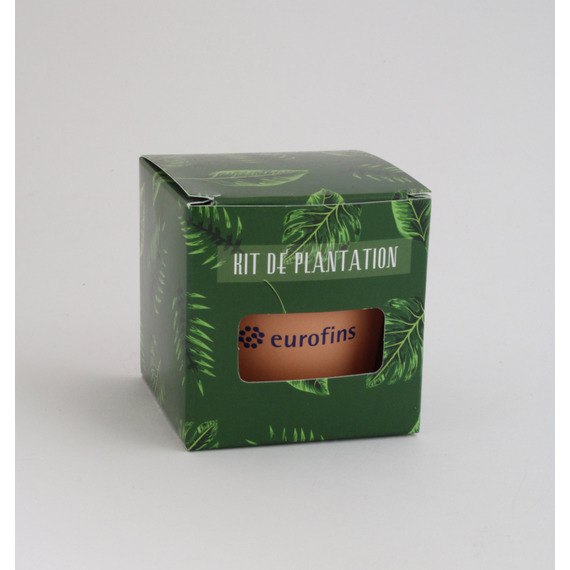 Le cube de plantation publicitaire