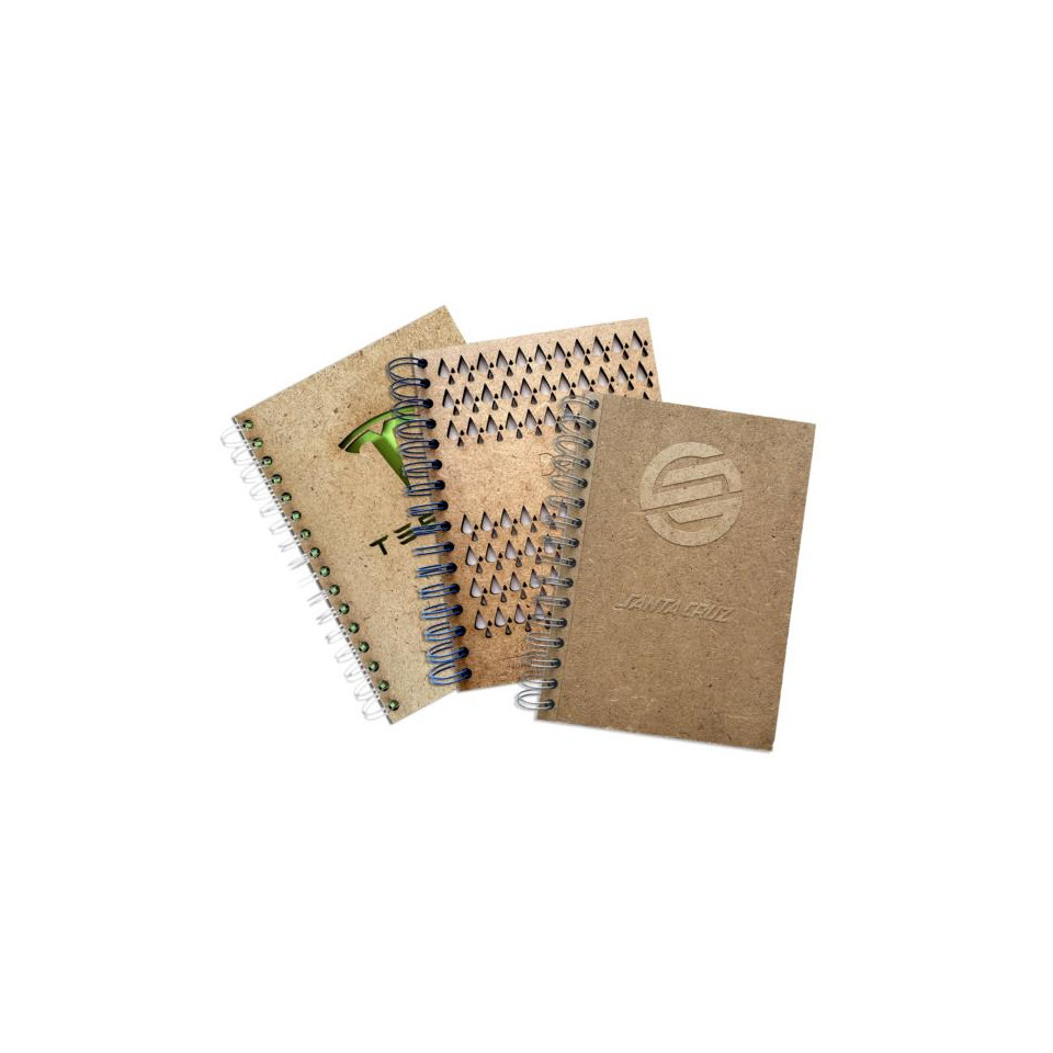 Carnet en Bois personnalisable gravure laser Fabriqué en France