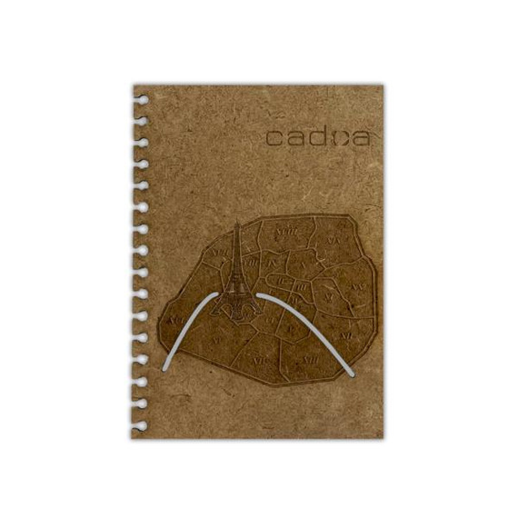 Carnet en Bois personnalisable gravure laser Fabriqué en France