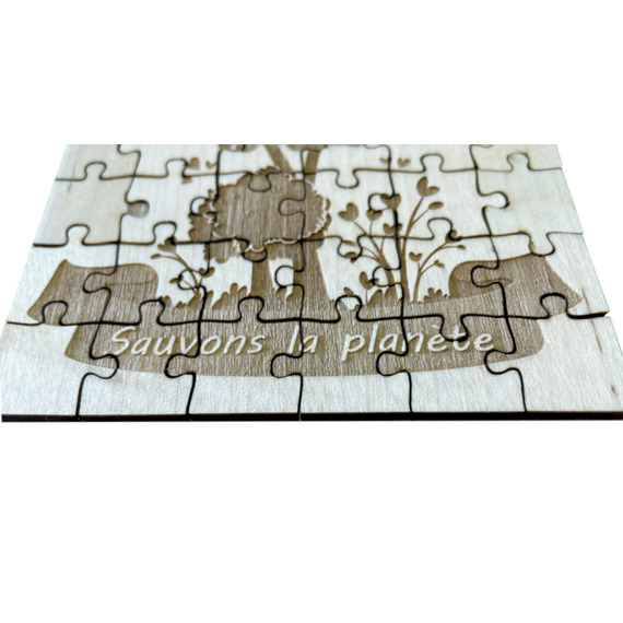 Puzzle en bois 150 pièces personnalisable Fabriqué en France