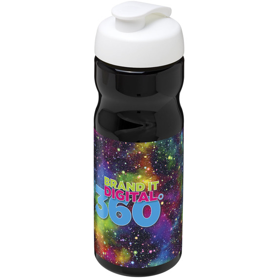 Bouteille publicitaire de sport H2O Base® 650 ml à  clapet Made in Europe