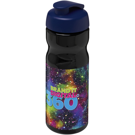 Bouteille publicitaire de sport H2O Base® 650 ml à  clapet Made in Europe