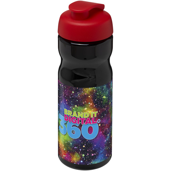 Bouteille publicitaire de sport H2O Base® 650 ml à  clapet Made in Europe