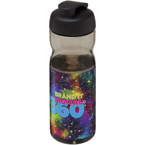 Bouteille publicitaire de sport H2O Base® 650 ml à  clapet Made in Europe