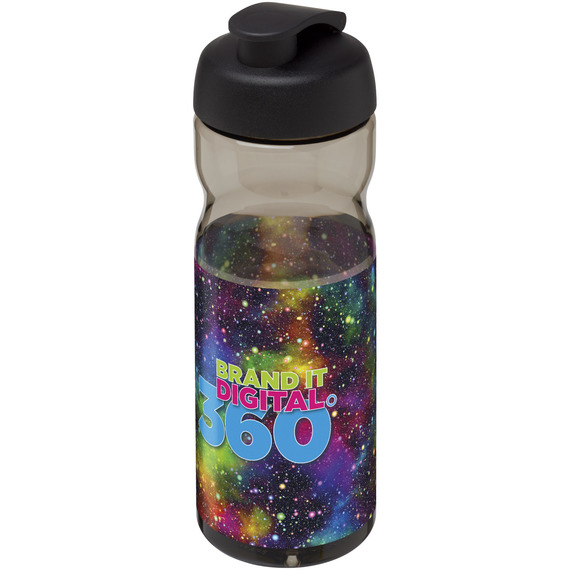 Bouteille publicitaire de sport H2O Base® 650 ml à  clapet Made in Europe