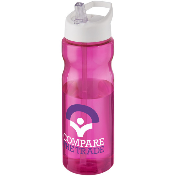 Bouteille publicitaire de sport H2O Base® 650 ml à  clapet goulot Made in Europe