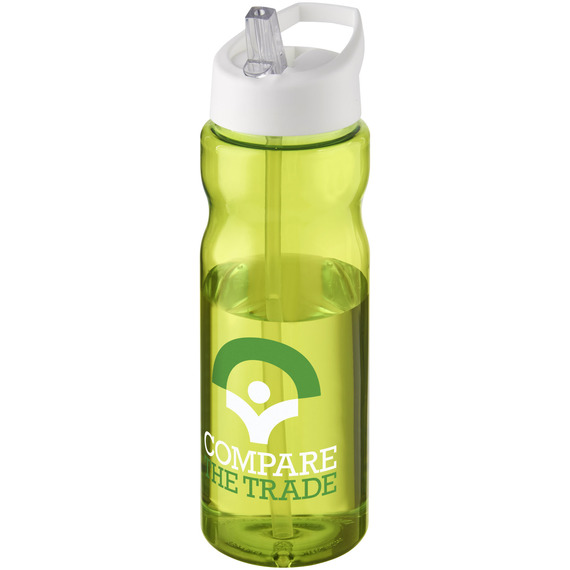 Bouteille publicitaire de sport H2O Base® 650 ml à  clapet goulot Made in Europe