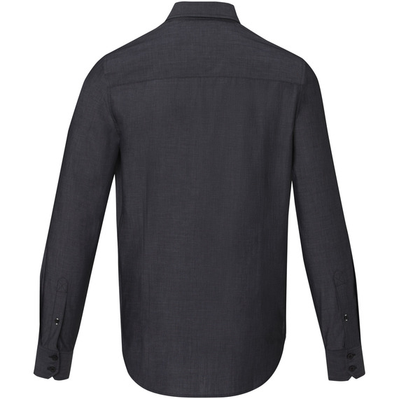 Chemise publicitaire Cuprite certifiée GOTS à manches longues pour homme