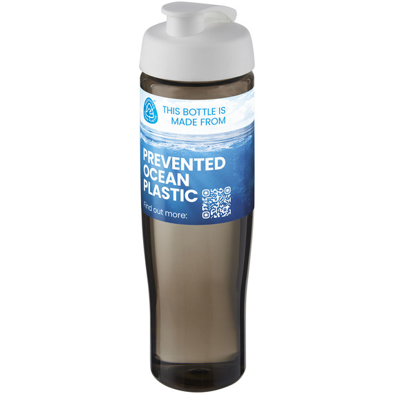 Bouteille publicitaire de sport H2O Active® Eco Tempo de 700 ml avec couvercle à bec verseur