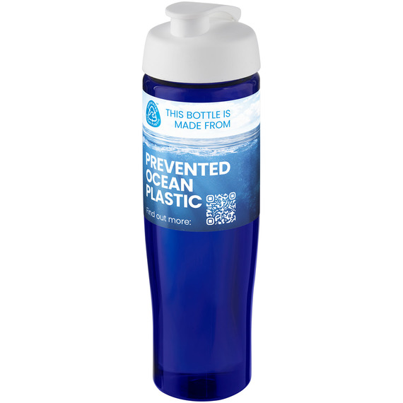 Bouteille publicitaire de sport H2O Active® Eco Tempo de 700 ml avec couvercle à bec verseur