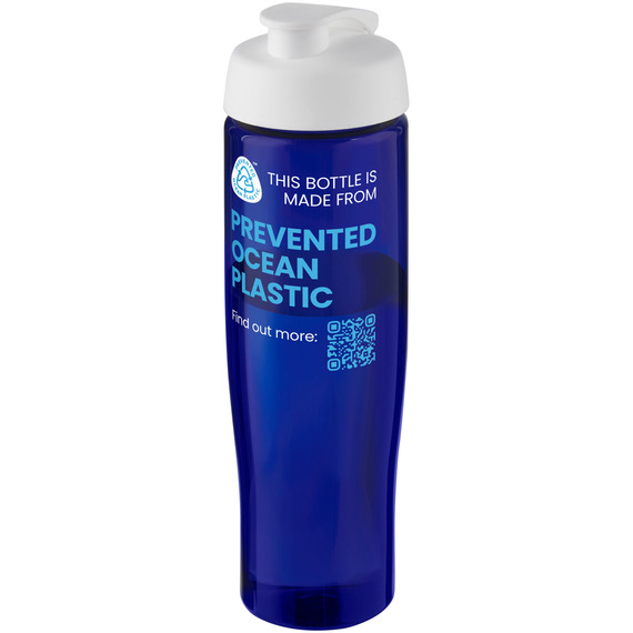 Bouteille publicitaire de sport H2O Active® Eco Tempo de 700 ml avec couvercle à bec verseur