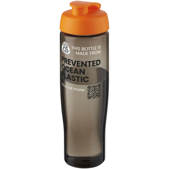 Bouteille publicitaire de sport H2O Active® Eco Tempo de 700 ml avec couvercle à bec verseur