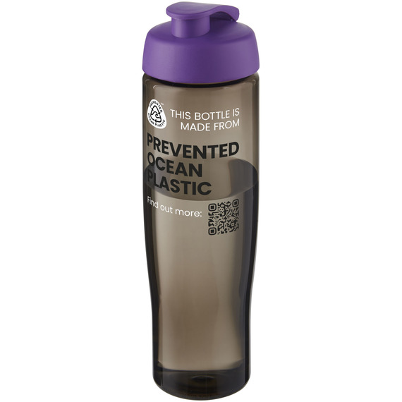 Bouteille publicitaire de sport H2O Active® Eco Tempo de 700 ml avec couvercle à bec verseur