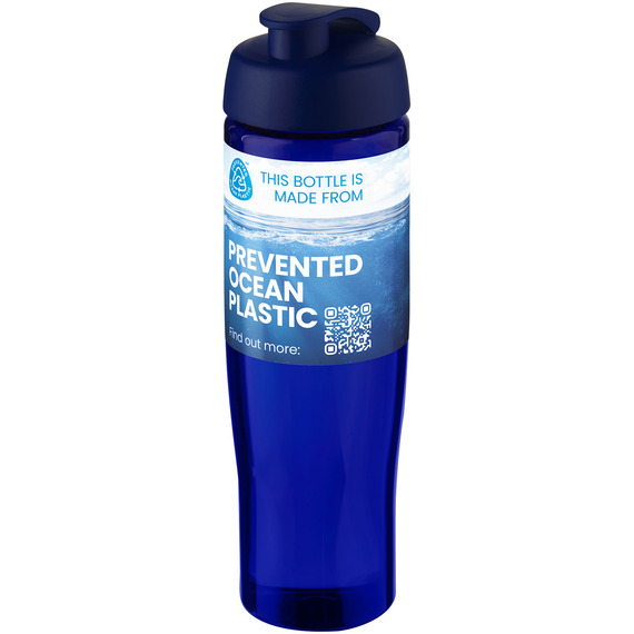 Bouteille publicitaire de sport H2O Active® Eco Tempo de 700 ml avec couvercle à bec verseur