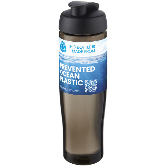 Bouteille publicitaire de sport H2O Active® Eco Tempo de 700 ml avec couvercle à bec verseur