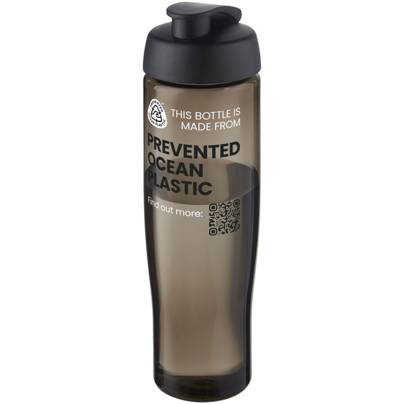 Bouteille publicitaire de sport H2O Active® Eco Tempo de 700 ml avec couvercle à bec verseur