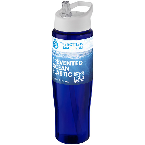 Bouteille de sport publicitaire H2O Active® Eco Tempo de 700 ml avec couvercle à bec verseur