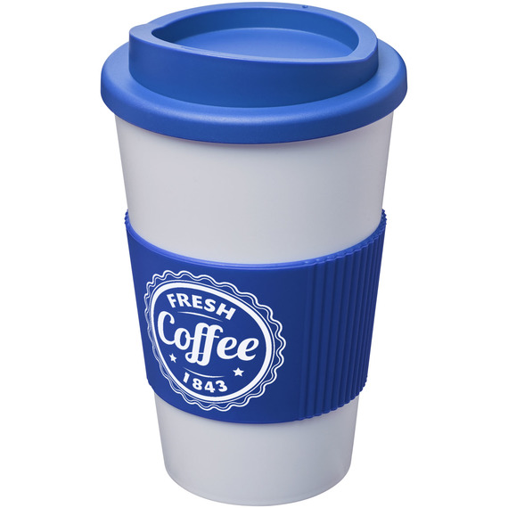 Gobelet publicitaire Americano® de 350 ml avec isolation et grip