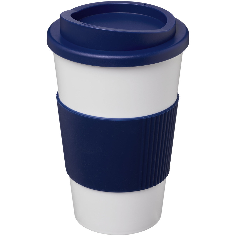 Gobelet publicitaire Americano® de 350 ml avec isolation et grip