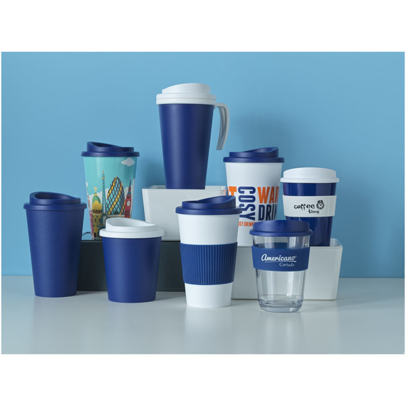 Gobelet publicitaire Americano® de 350 ml avec isolation et grip