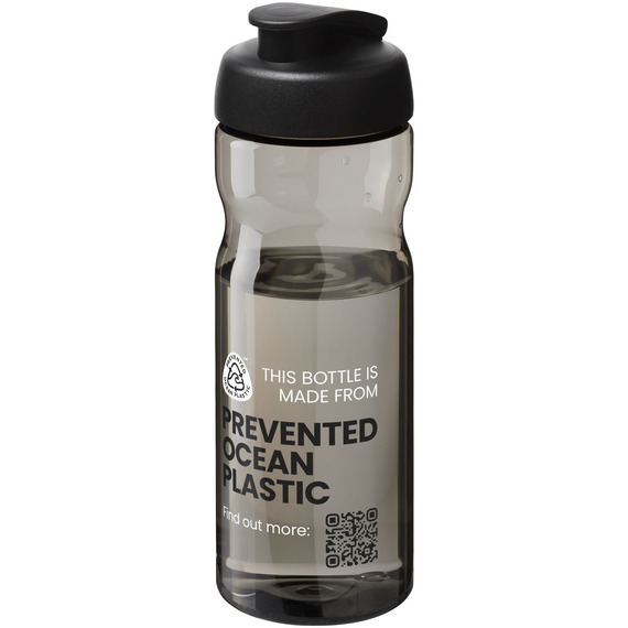 Bouteille publicitaire de sport H2O Active® Eco Base de 650 ml avec couvercle à bec verseur