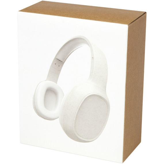 Casque publicitaire Bluetooth® Riff en paille de blé avec microphone