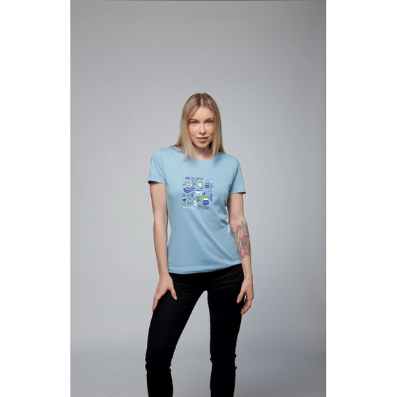 T-shirt publicitaire manches courtes REGENT coton 150g Femme