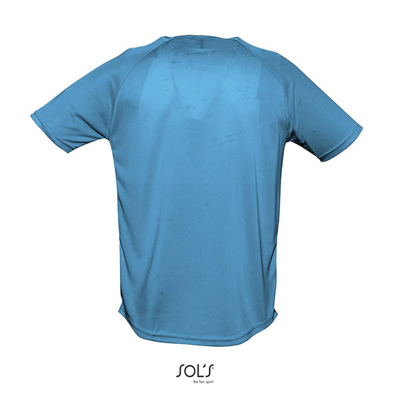 T-shirt publicitaire respirant manches courtes SPORTY 140g coton polyester Dry Fit Homme