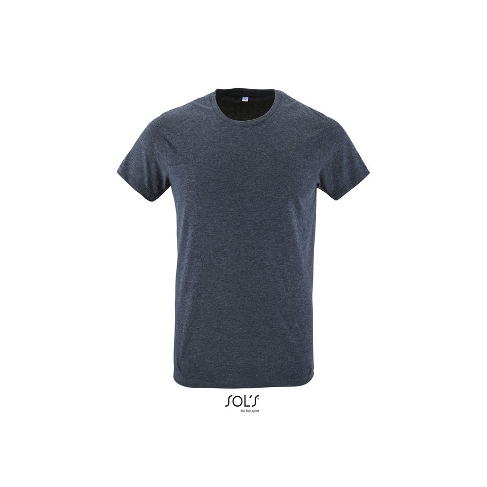 T-shirt publicitaire manches courtes REGENT FIT coton 150g coupe ajustée Homme