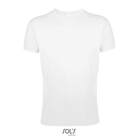 T-shirt publicitaire manches courtes REGENT FIT coton 150g coupe ajustée Homme