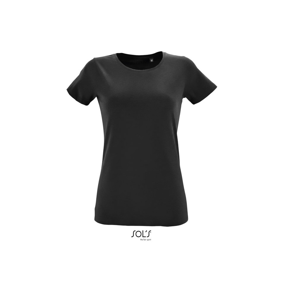 T-shirt publicitaire manches courtes REGENT FIT coton 150g coupe ajustée Femme