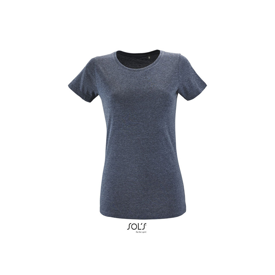 T-shirt publicitaire manches courtes REGENT FIT coton 150g coupe ajustée Femme