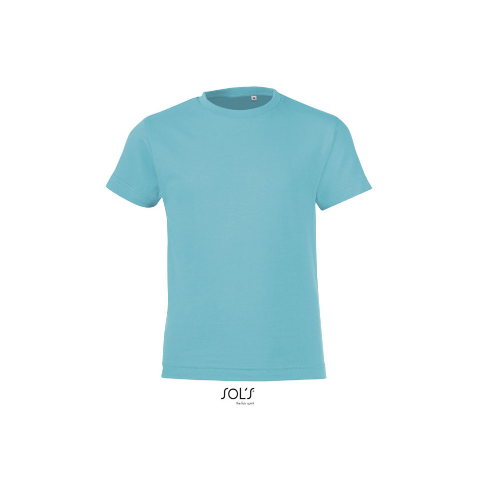 T-shirt publicitaire manches courtes REGENT FIT coton 150g coupe ajustée Enfant