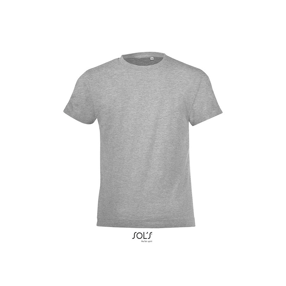 T-shirt publicitaire manches courtes REGENT FIT coton 150g coupe ajustée Enfant