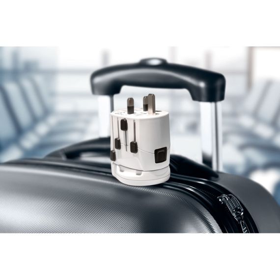 Adaptateur de voyage SKROSS® publicitaire Universel norme SCHUKO