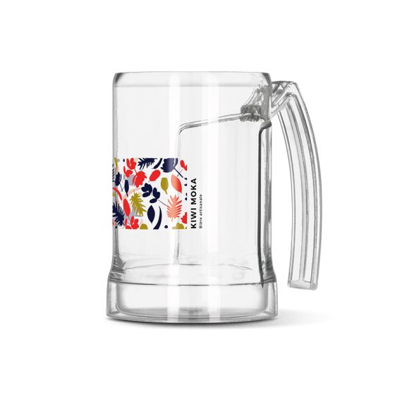 Mug chope de bière 50 cl personnalisable en tritan fabriqué en France