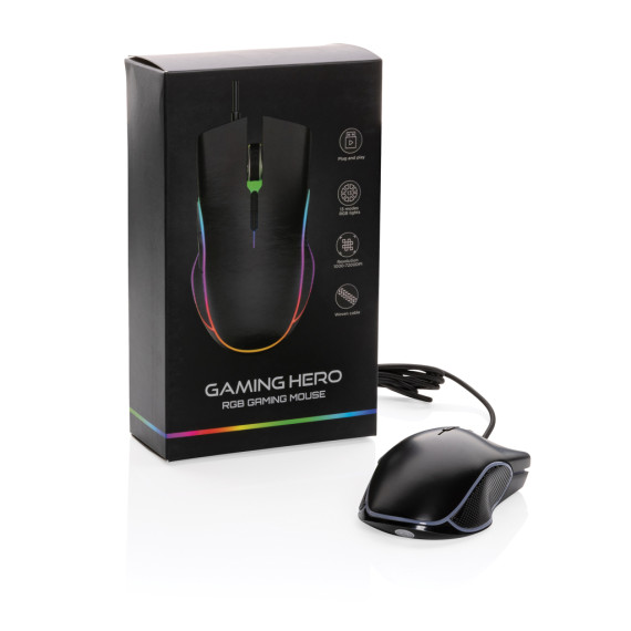 Souris publicitaire gaming RGB