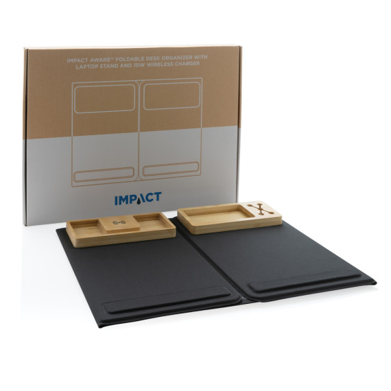 Organisateur publicitaire de bureau pliable en rPET Impact AWARE écologique