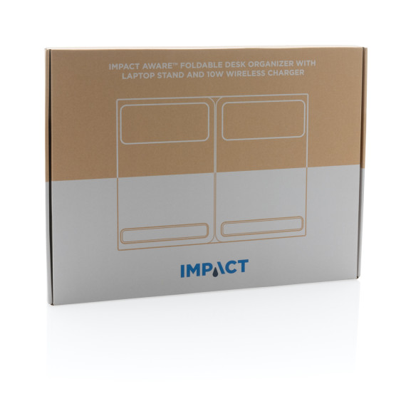 Organisateur publicitaire de bureau pliable en rPET Impact AWARE écologique