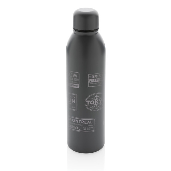 Bouteille publicitaire isotherme 500ml en acier inoxydable recyclé RCS