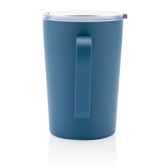 Tasse publicitaire moderne en acier inoxydable recyclé RCS avec couvercle