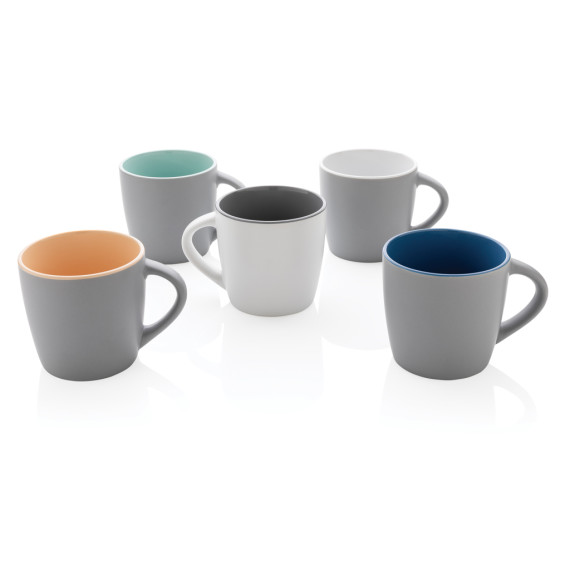 Mug publicitaire en céramique avec intérieur coloré