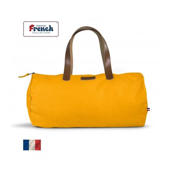 Sac polochon 100 % coton biologique 360 gr personnalisable fabriqué en France