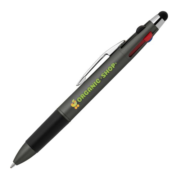 Stylo bille stylet 4 couleurs publicitaire express Goldstar Quattro Softy