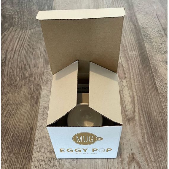 Coquetier Eggy pop en céramique personnalisable fabriqué en Europe