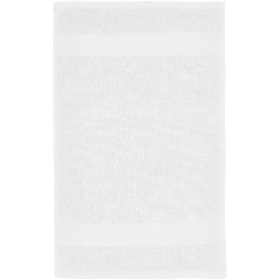 Serviette publicitaire de bain Sophia de 30 x 50 cm en coton de 450 g/m²