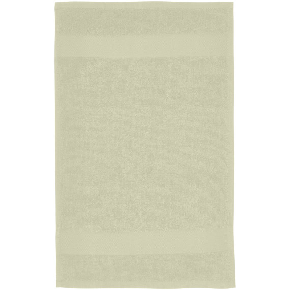 Serviette publicitaire de bain Sophia de 30 x 50 cm en coton de 450 g/m²