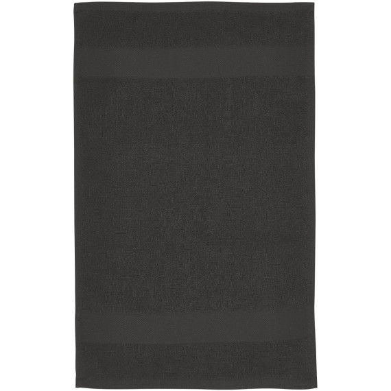 Serviette publicitaire de bain Sophia de 30 x 50 cm en coton de 450 g/m²