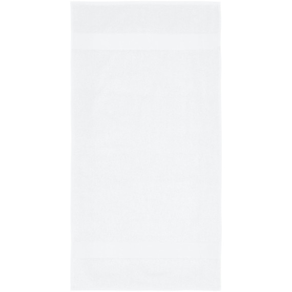 Serviette publicitaire de bain Charlotte de 50 x 100 cm en coton de 450 g/m²